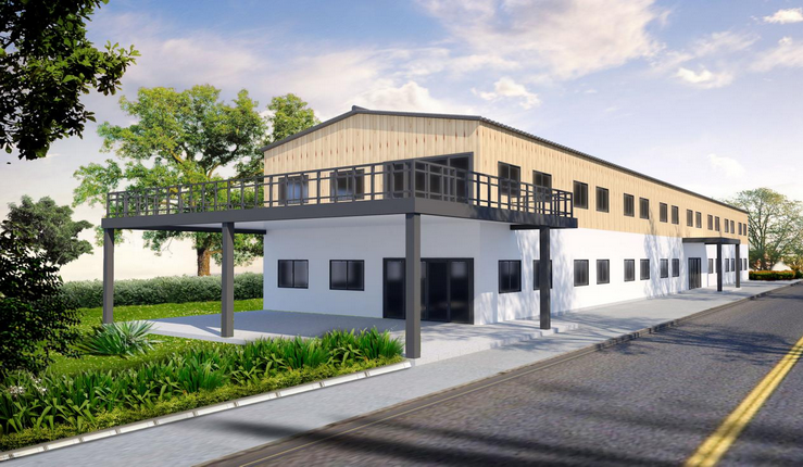 合豐收小樓臨時(shí)辦公室搭建工程